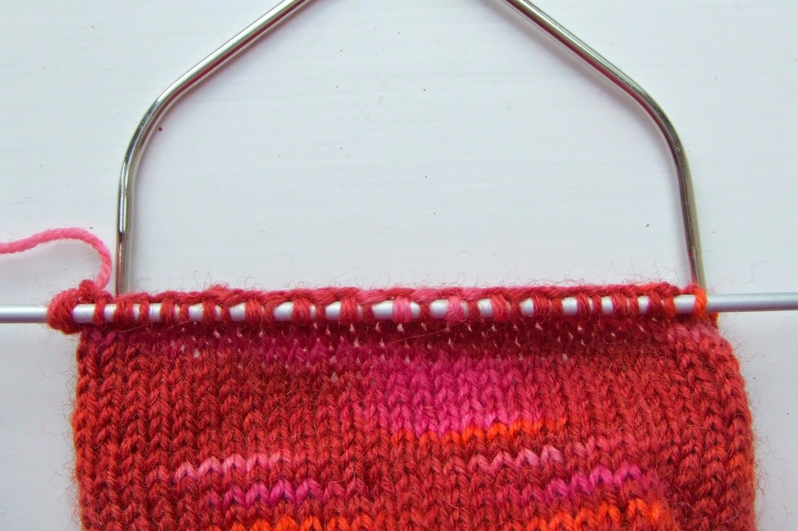Beginner sock knitting - basic 4ply sock - heel flap