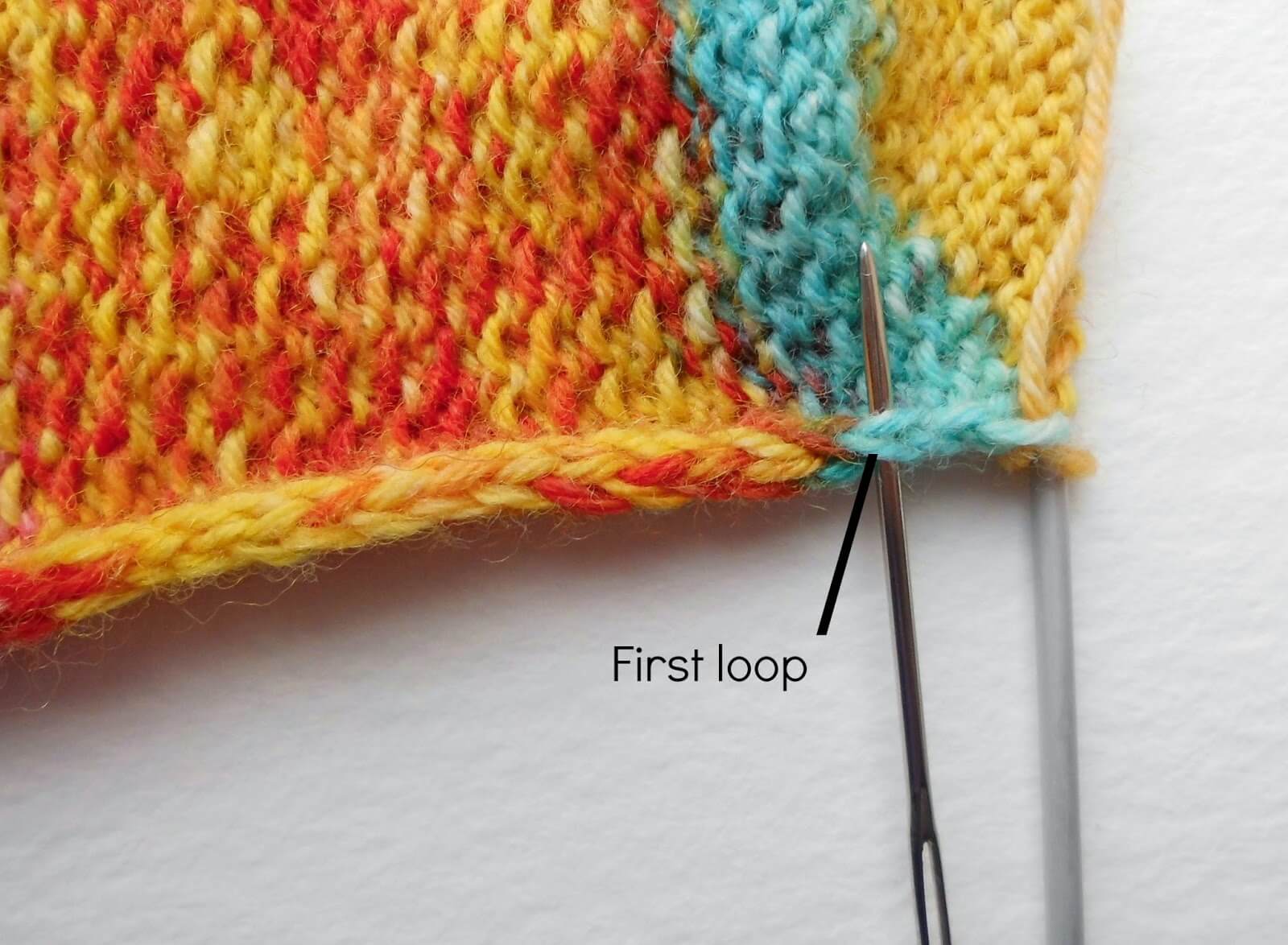 Beginner sock knitting Sockalong Week 2 Heel flap, heel turn and