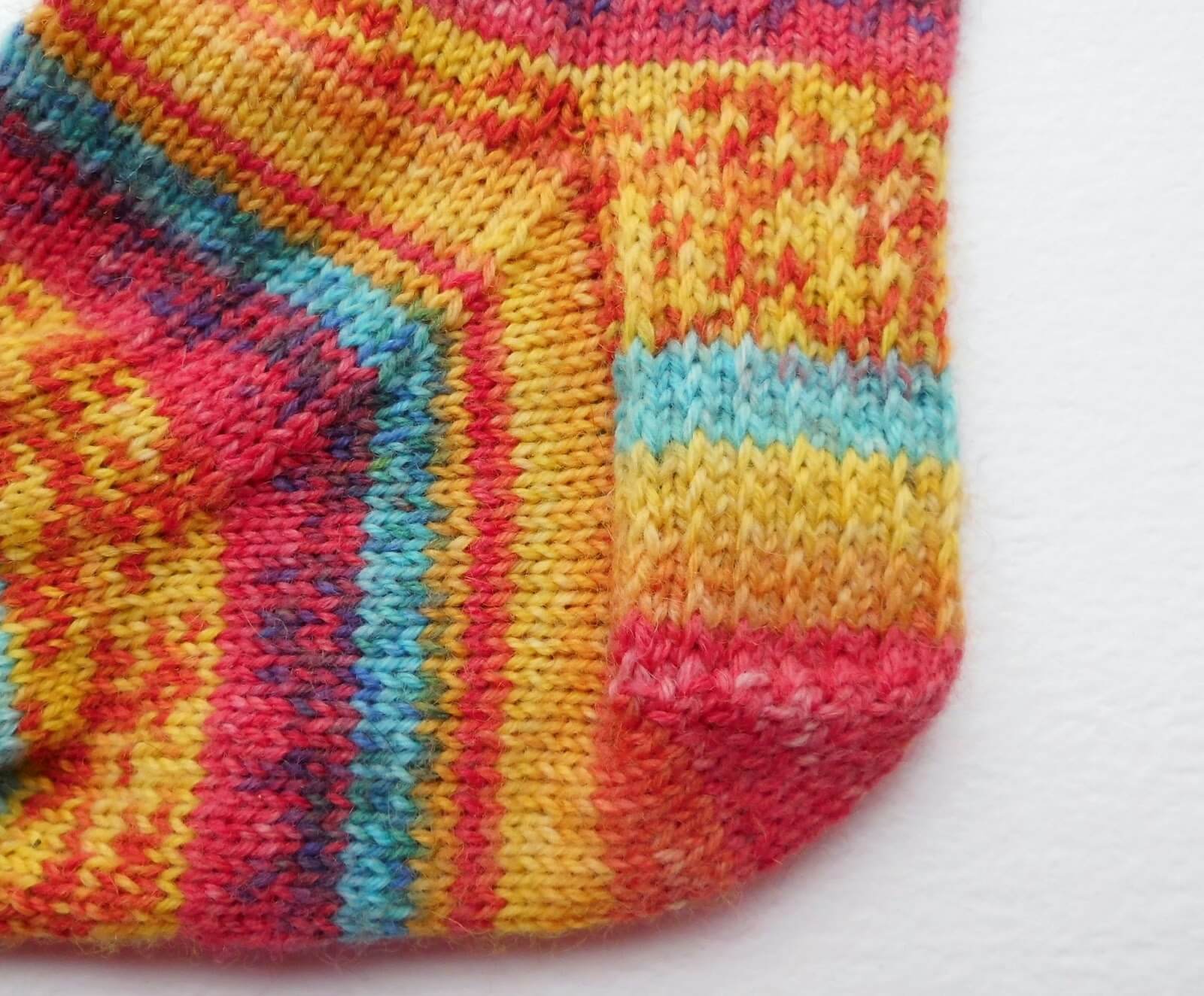 Sock knitting for beginners: gusset decrease and heel flap