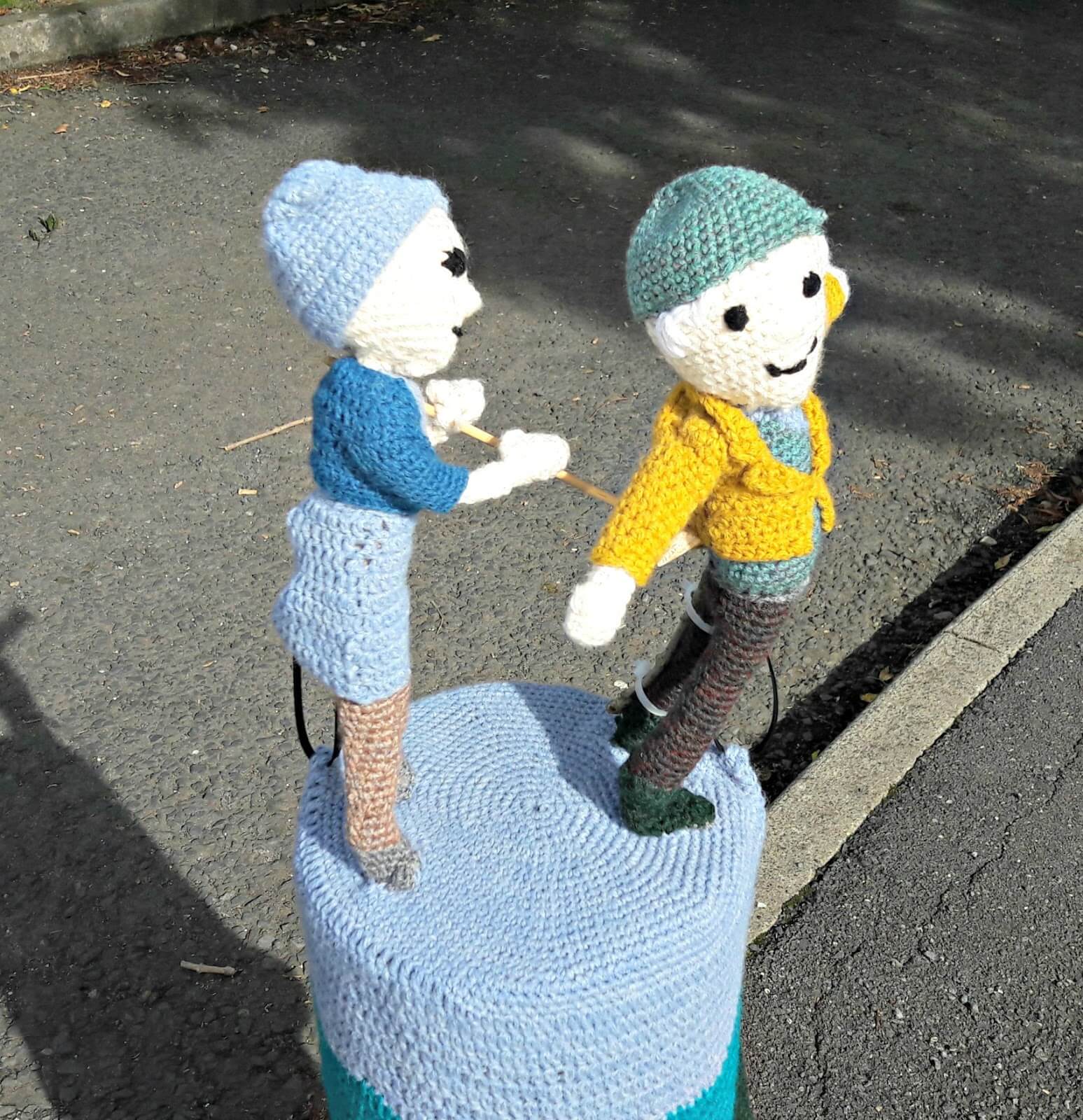 Yarndale yarn bombing