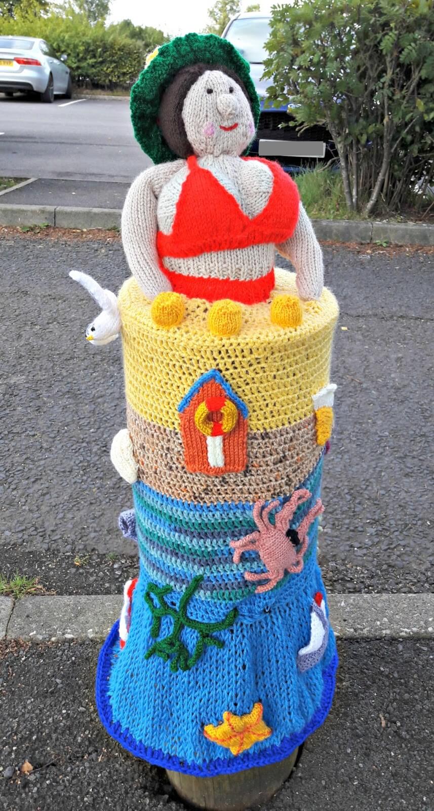 Yarndale yarn bombing