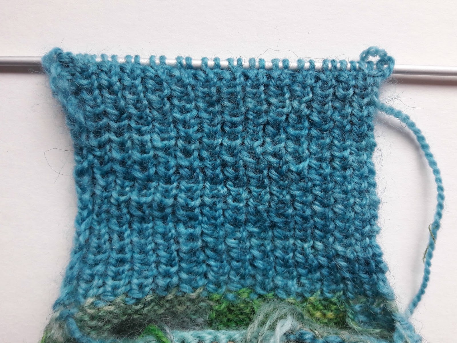 Winwick Mum Patchwork Socks - ribbed heel flap inside