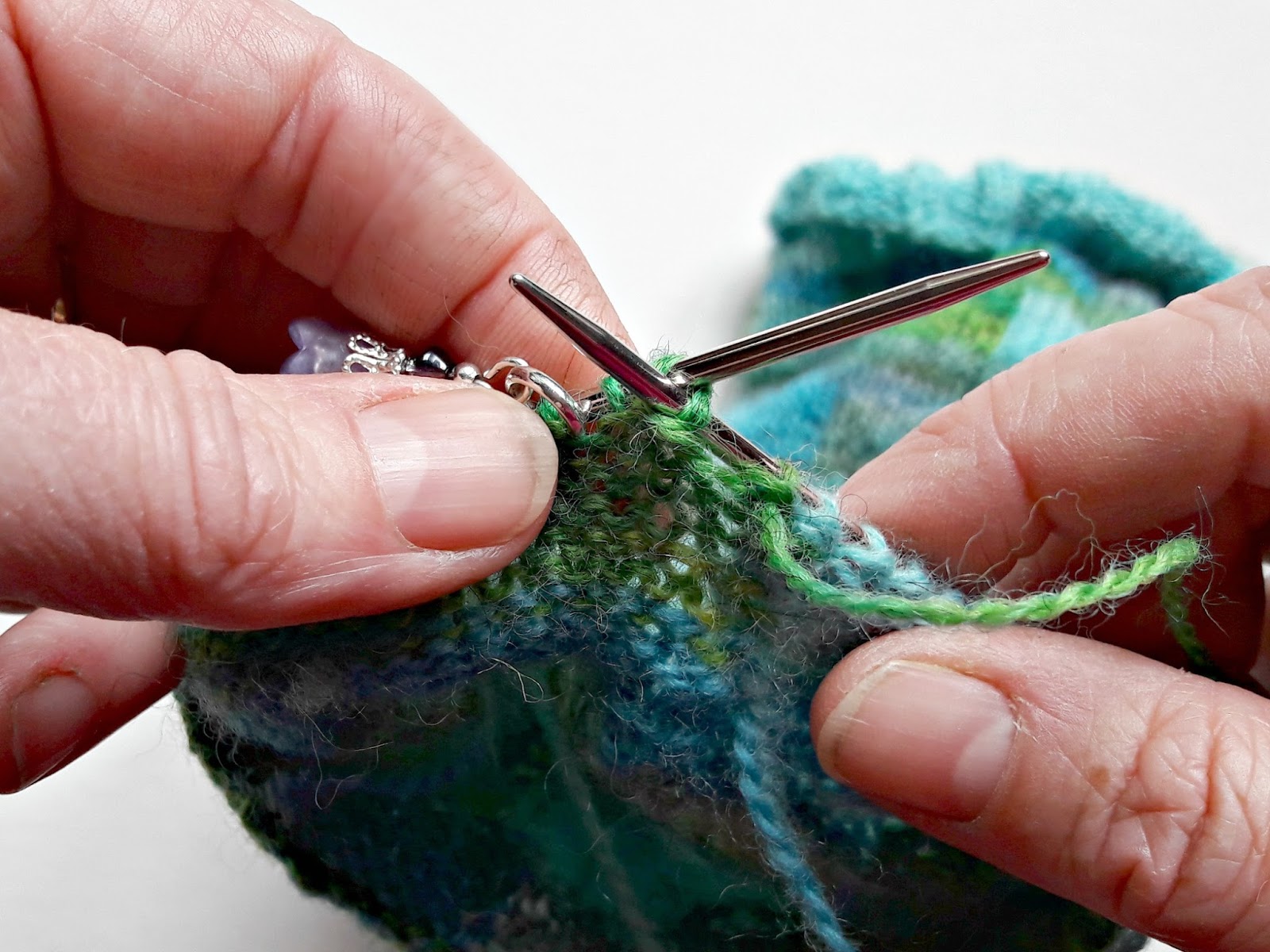 Winwick Mum patchwork socks - P2togtbl