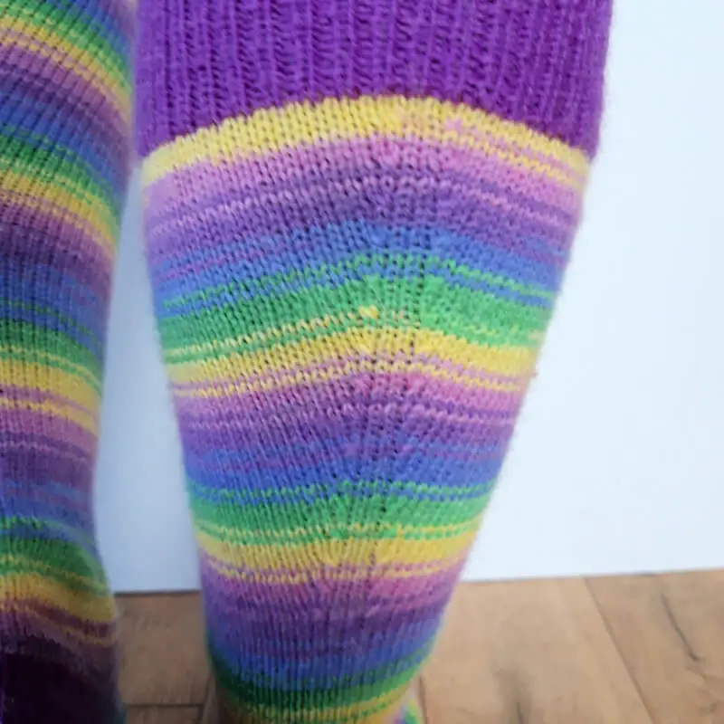 Basic 4ply Knee High Socks - free pattern – Winwick Mum