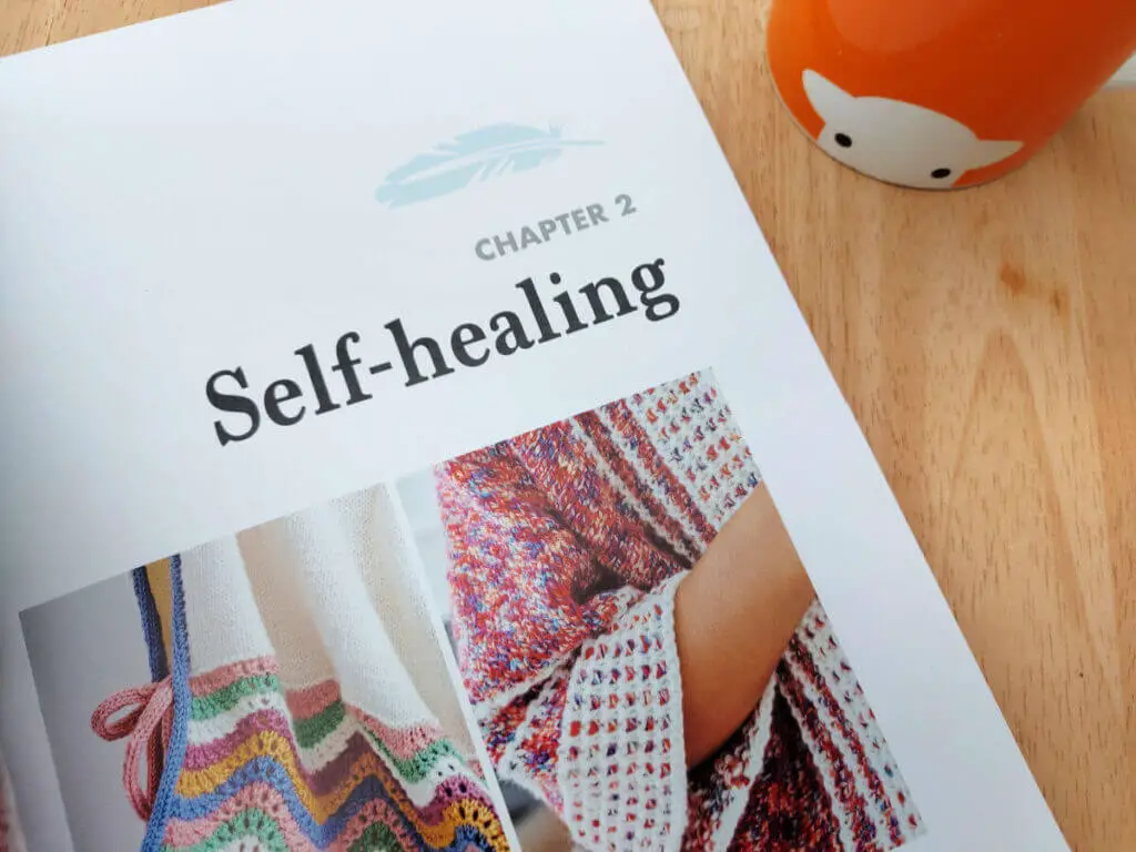 A photo from a book indicating a book section