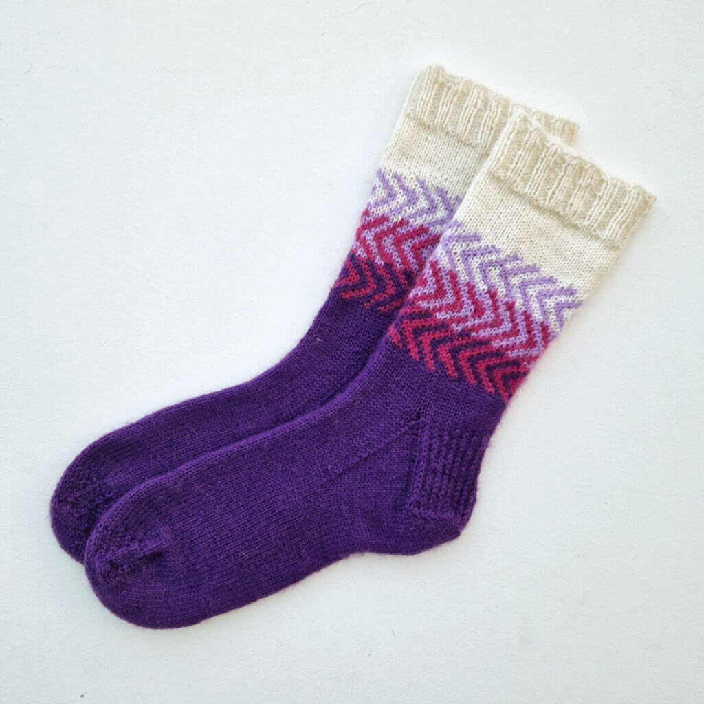 Blocking socks without sock blockers – Winwick Mum