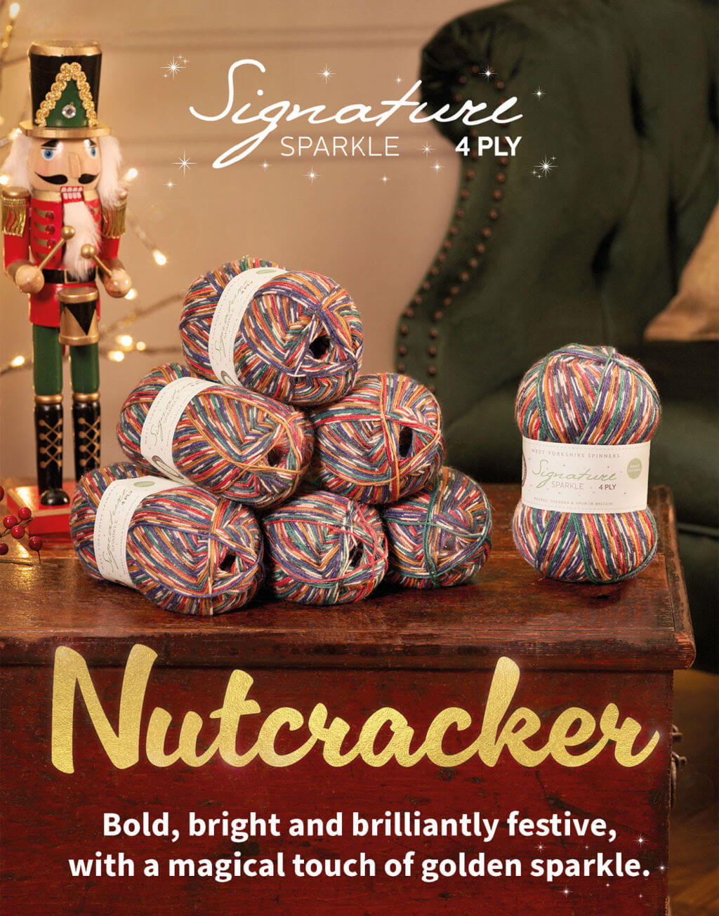 Nutcracker WYS Christmas 2023 yarn Winwick Mum